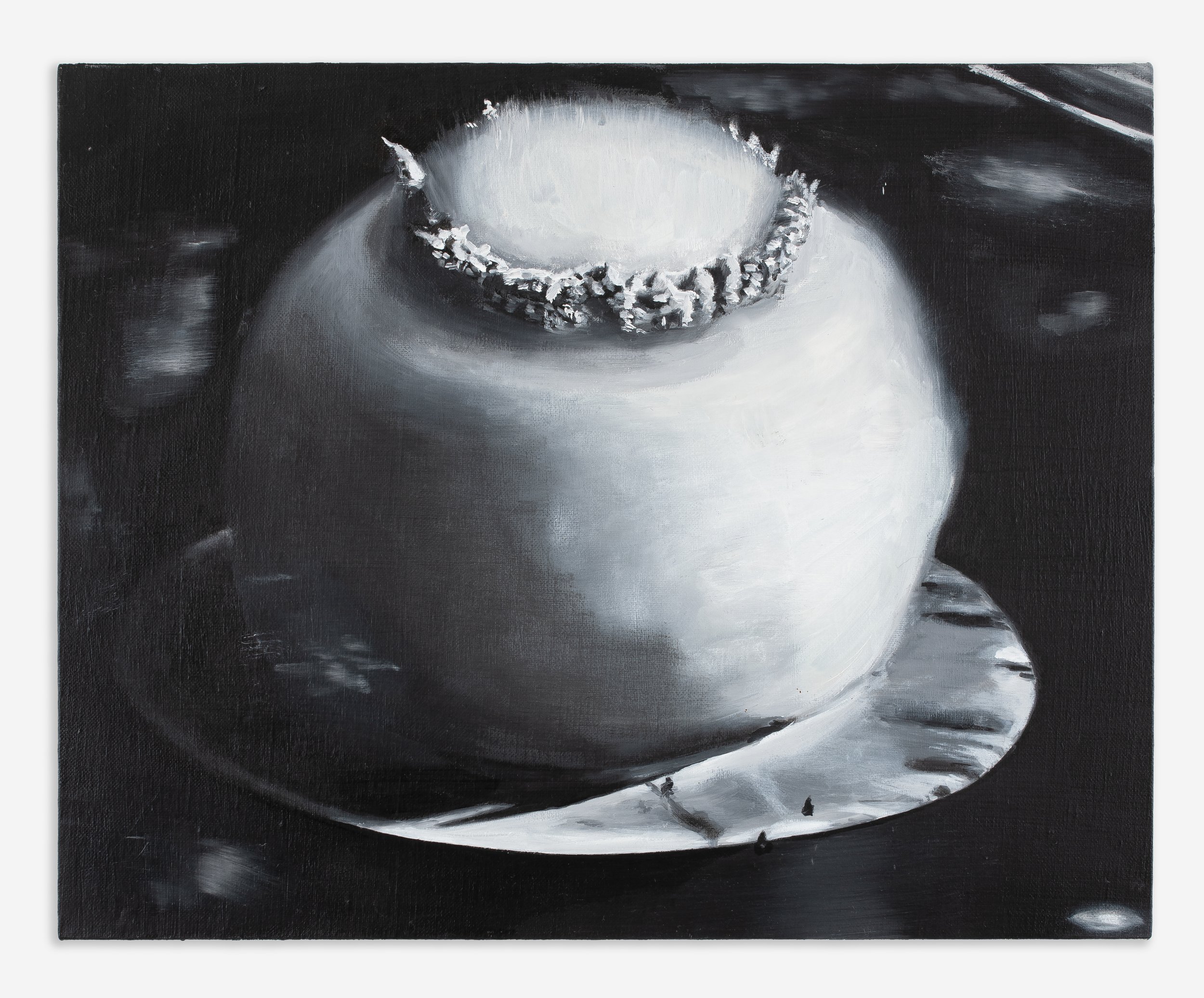 Tan Mu, Bikini Atoll, 2020. Oil on linen, 41 x 51 cm.
