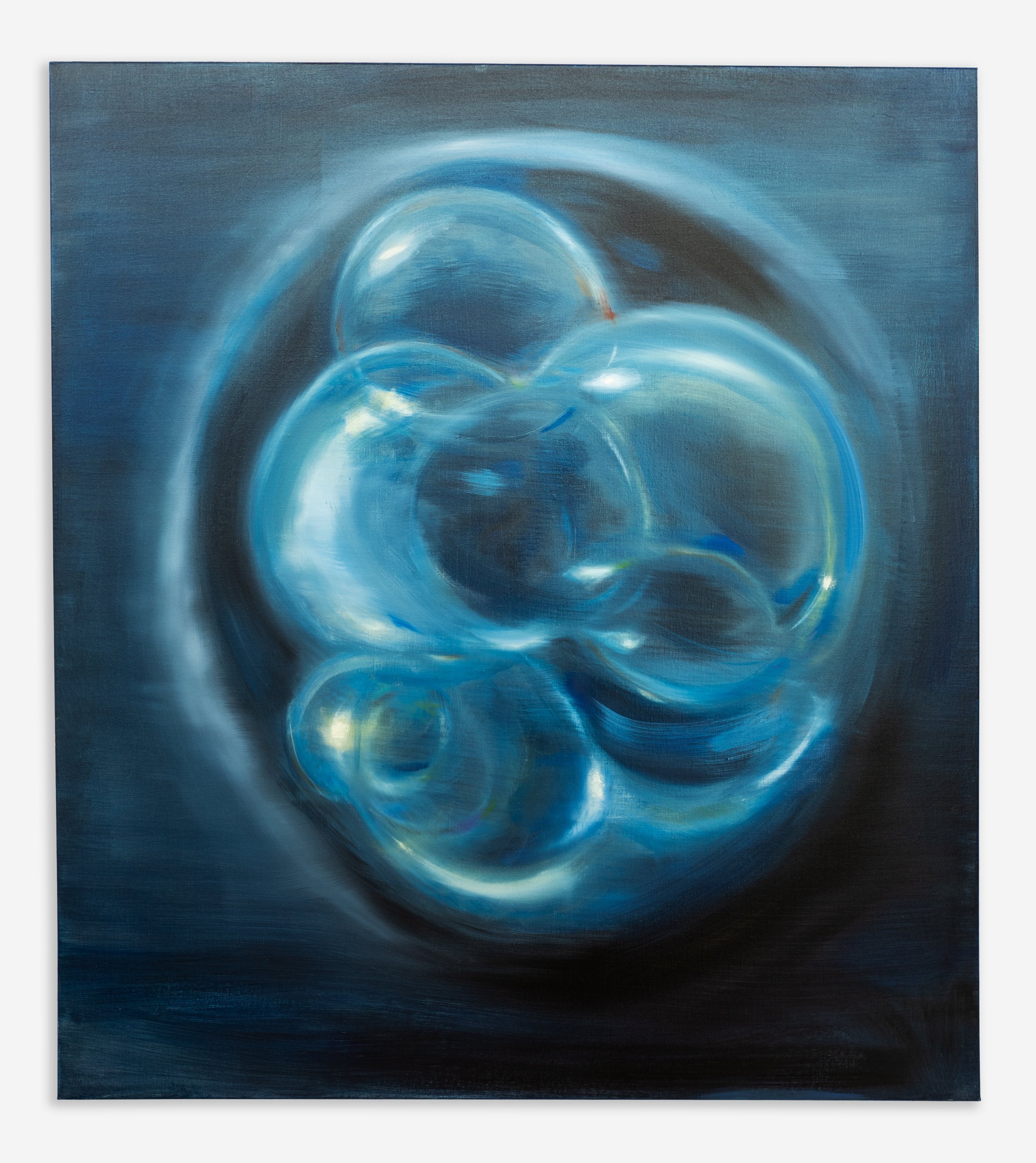 Tan Mu, Embryo, 2022. Oil on linen.