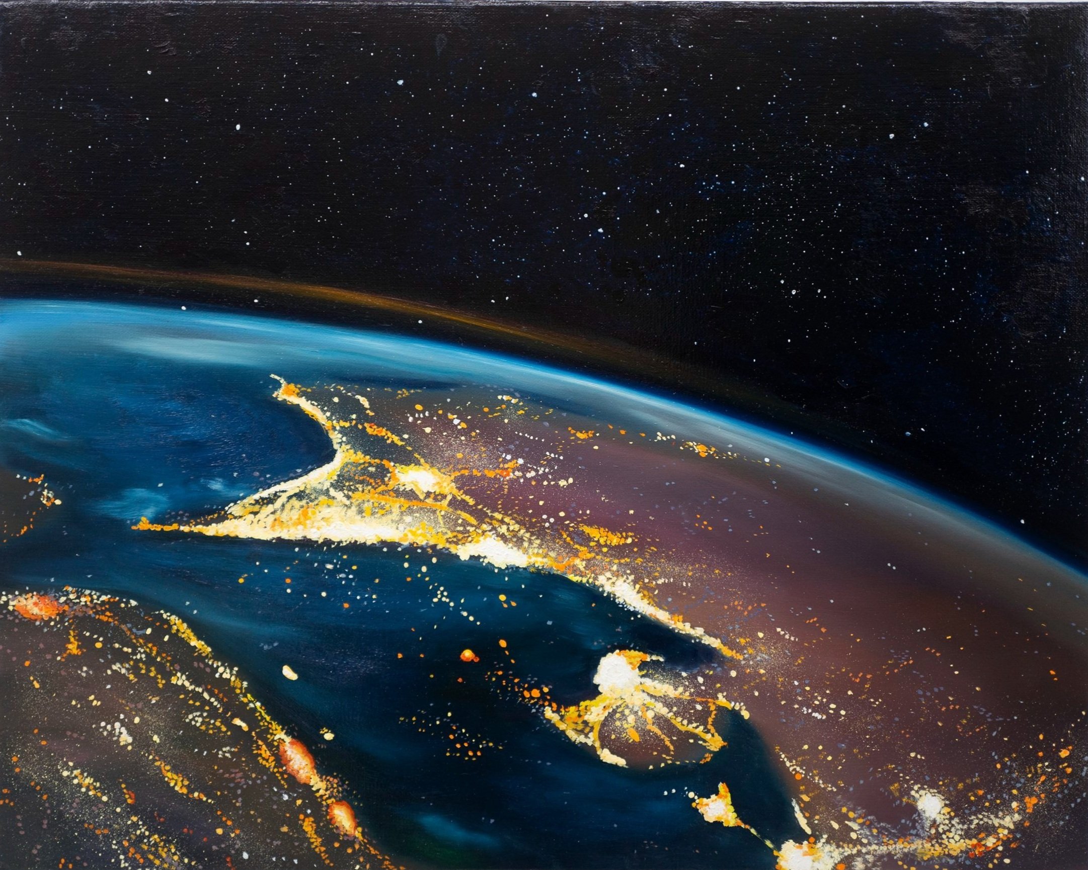 Horizons 02, 2024, oil on linen, 41 x 51 cm