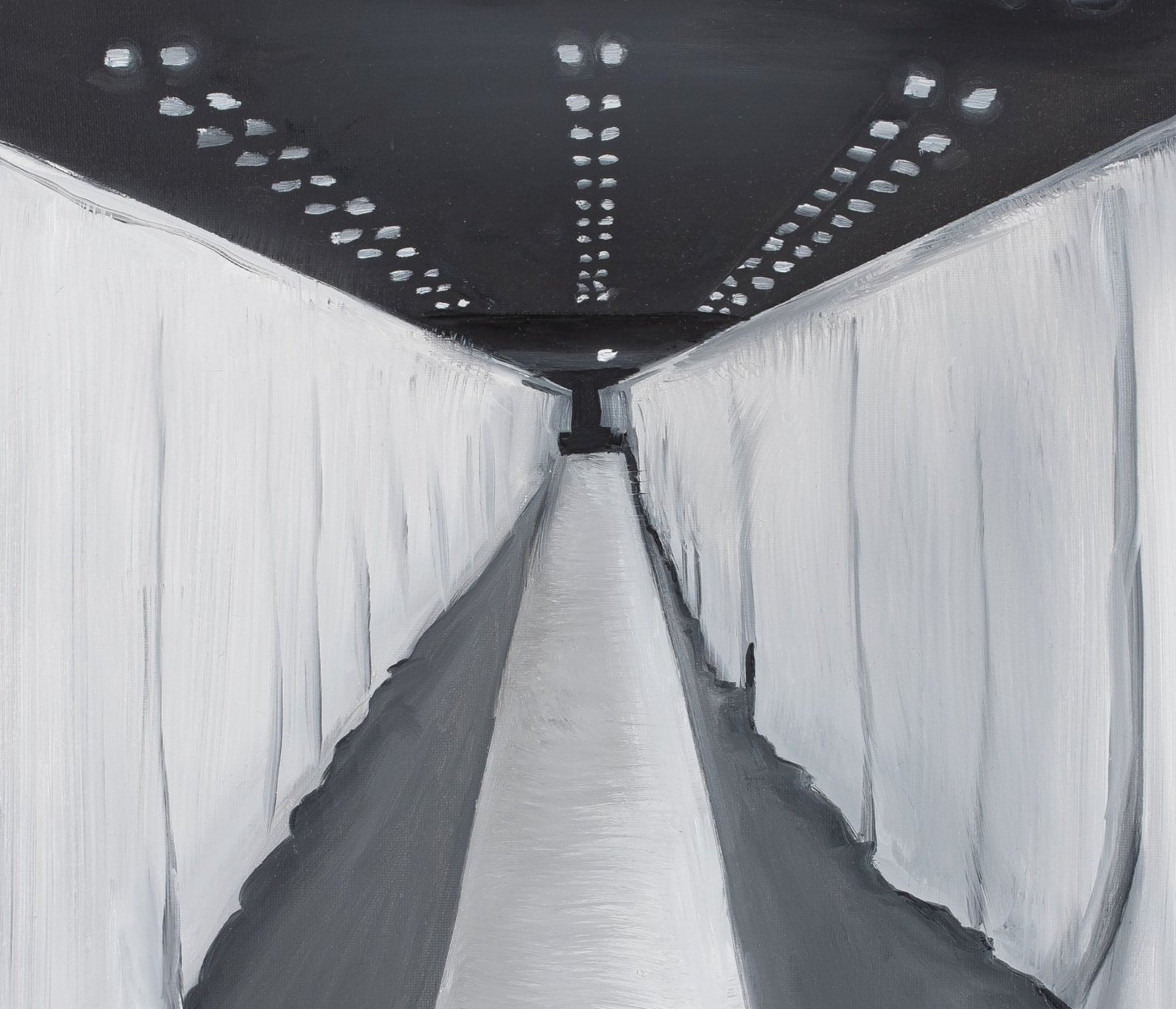Tan Mu, Isolation, 2020. Oil on linen, 51 x 61 cm (20 x 24 in).