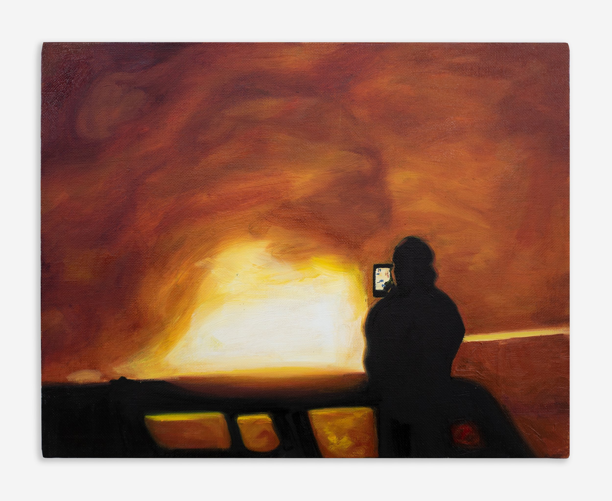 Tan Mu, Minneapolis, 2020. Oil on linen, 27.9 x 35.6 cm.