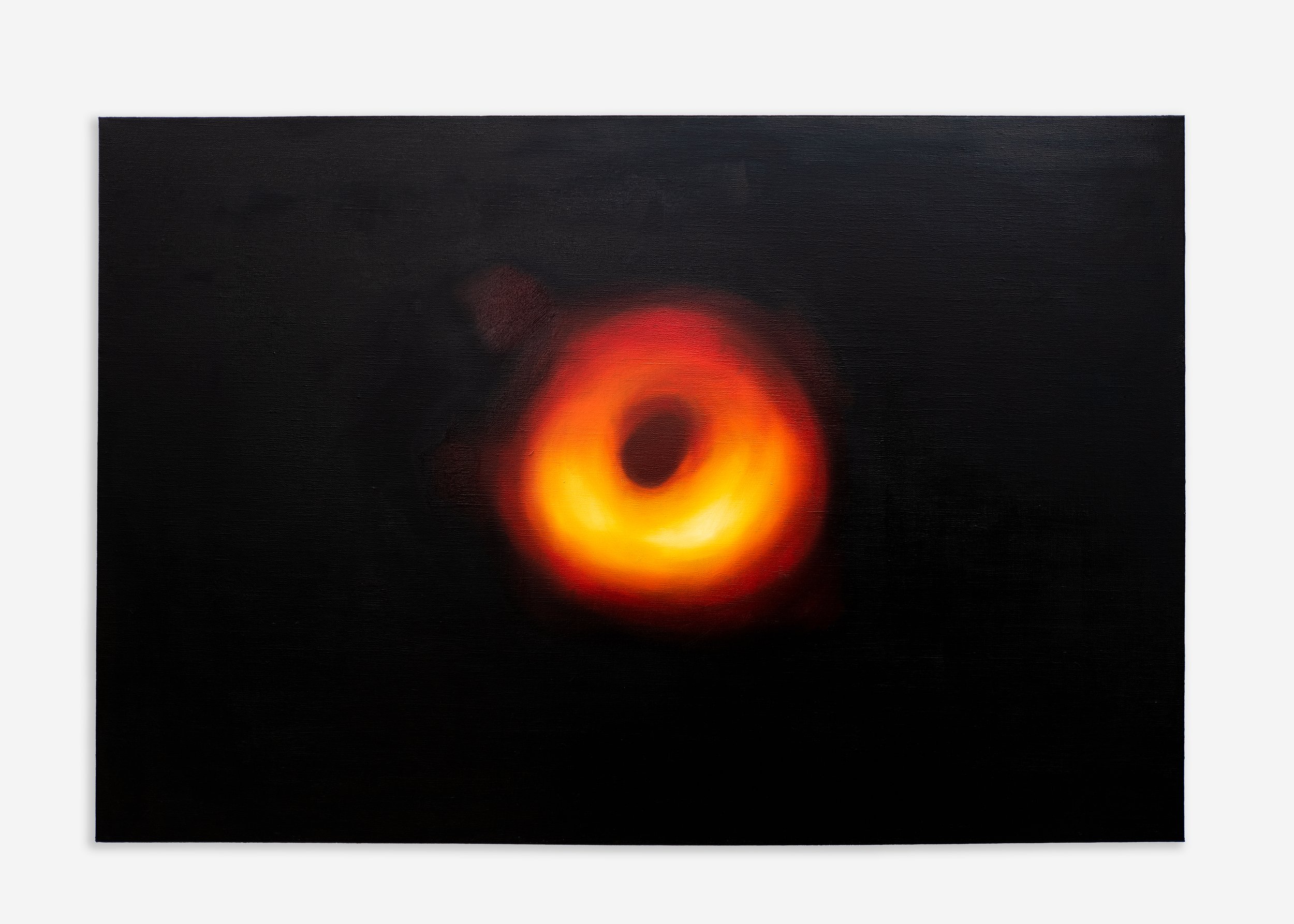 Powehi, 2022, companion work depicting the first image of a black hole