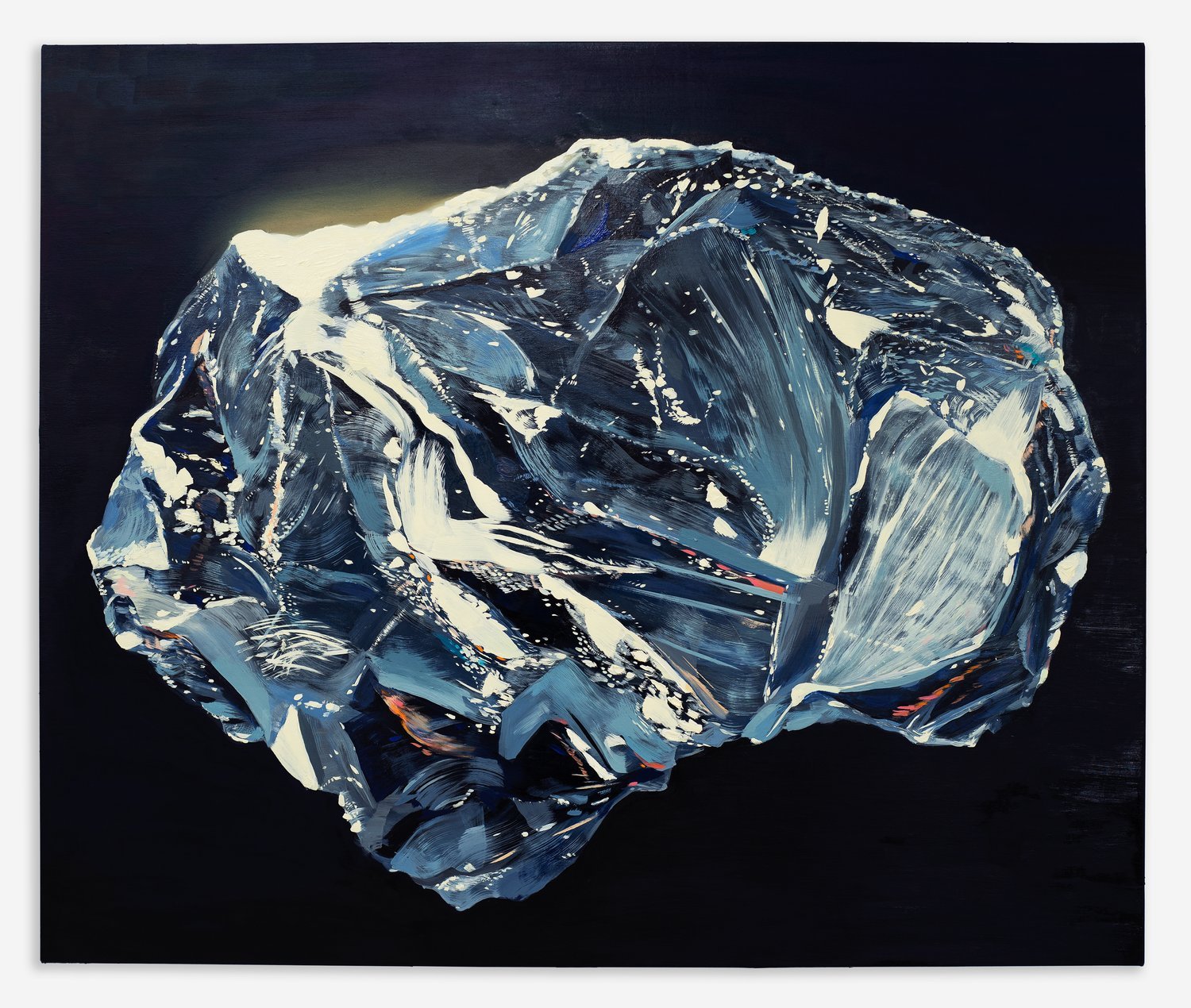 Tan Mu, Silicon, 2023. Installation view with Logic Circuit, 2022.