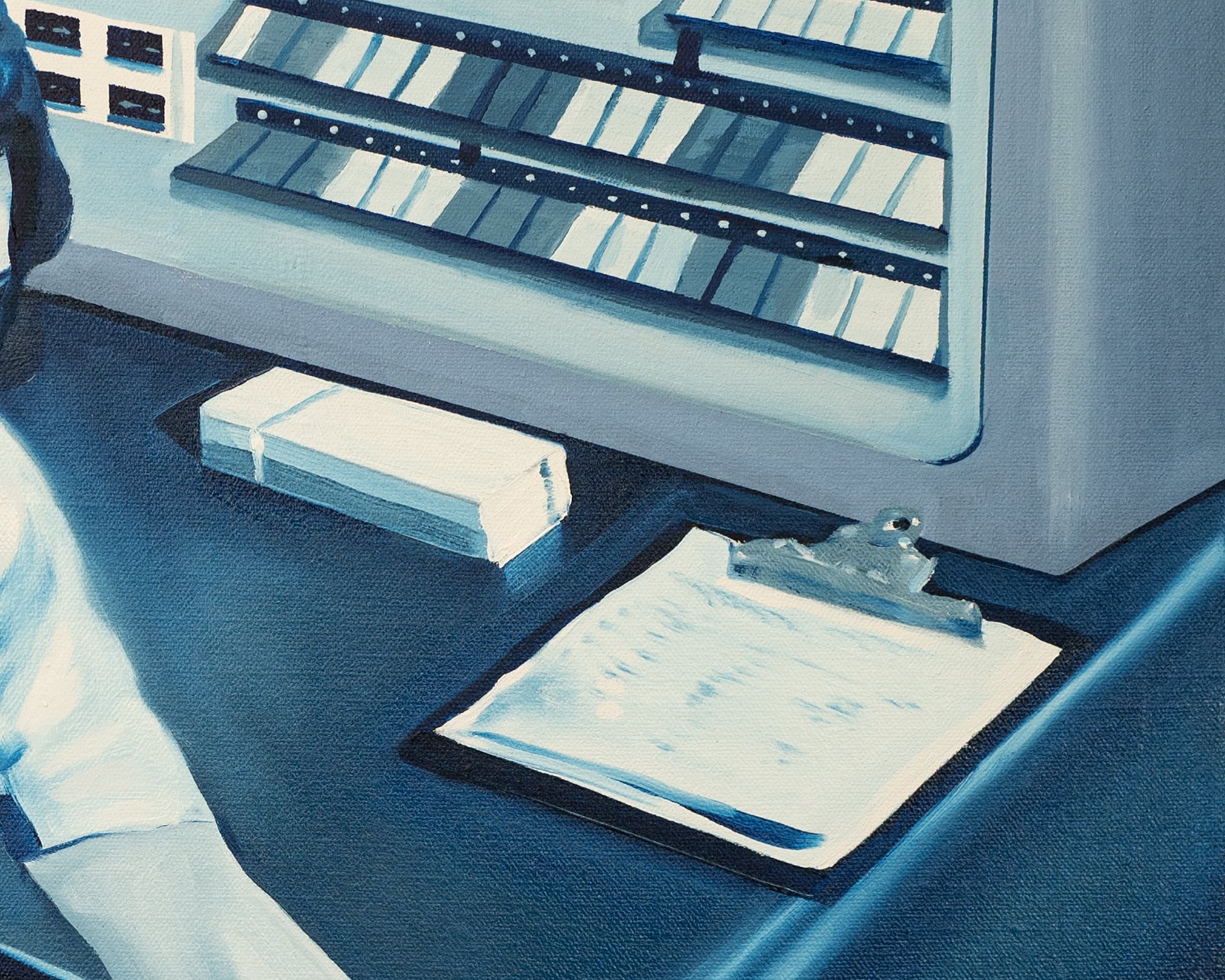 Detail of The Binary Dream IBM 704