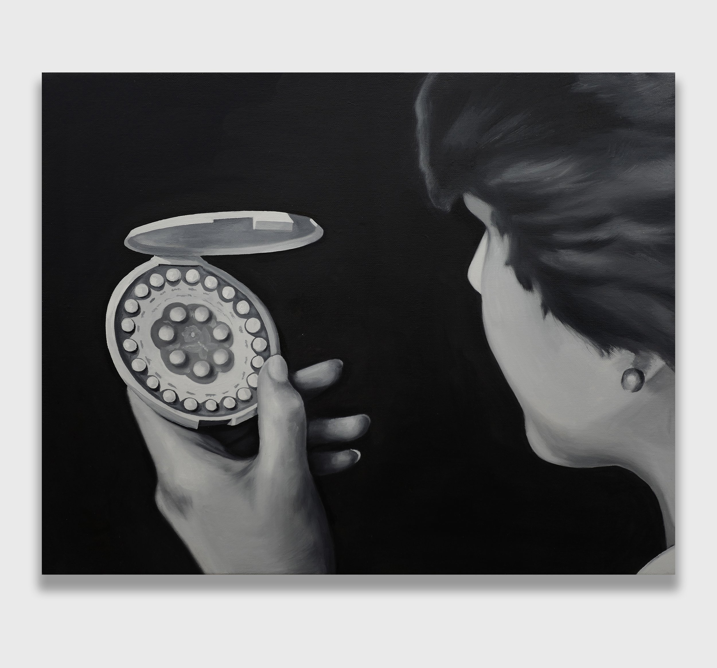 The Pill, 2021, detail of pill dispenser